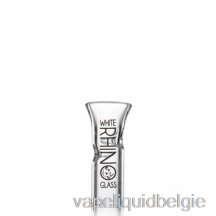 Vape België Witte Neushoorn Glazen Tips Platte Glazen Tip [xl]